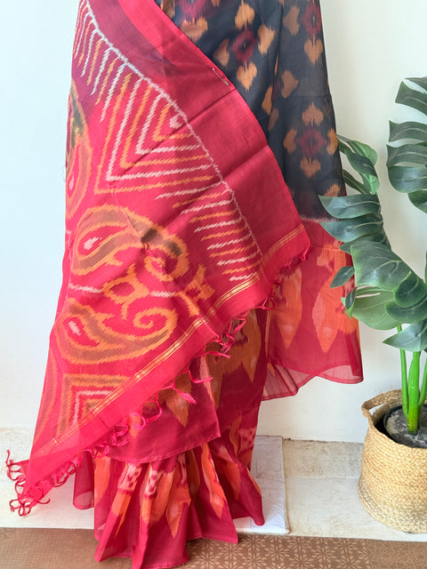 Pochampally silk cotton saree