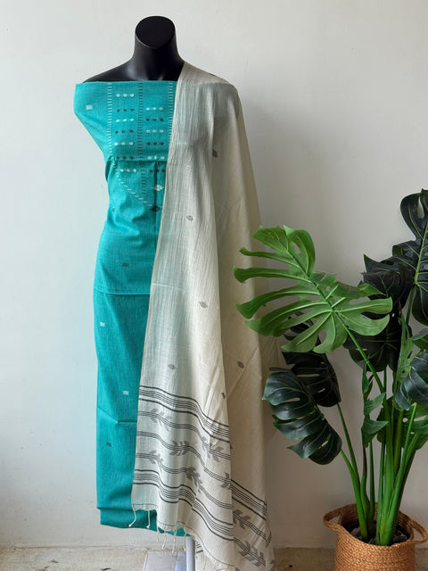 Jamdhani top and dupatta