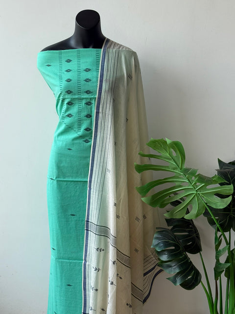 Jamdhani top and dupatta