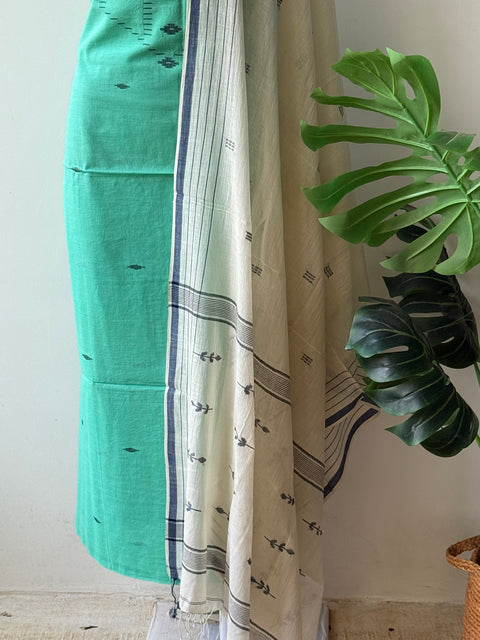 Jamdhani top and dupatta