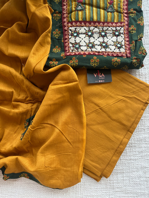 Printed soft cotton salwar material