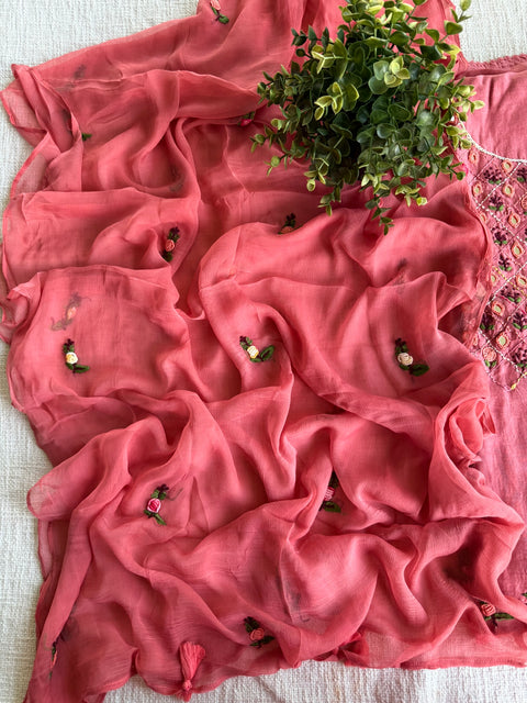 Mirror emb salwar suit material