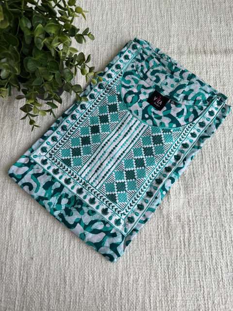 XL size Batik printed cotton nighty