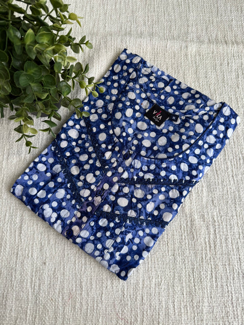 XL size Batik printed cotton nighty