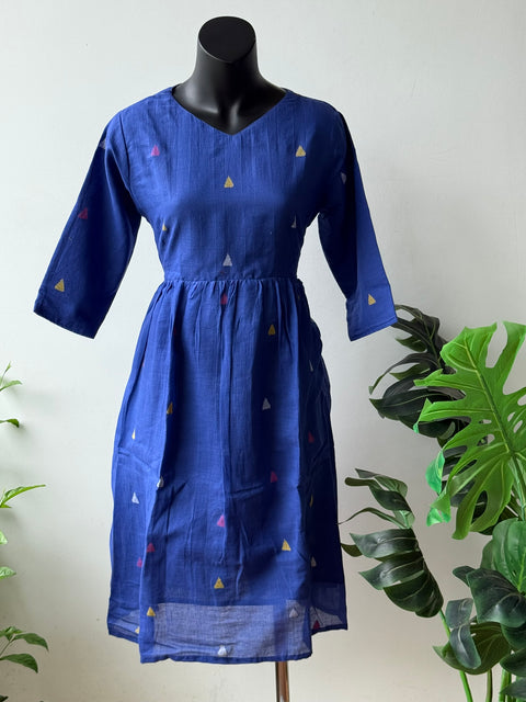 L size printed A line kurti