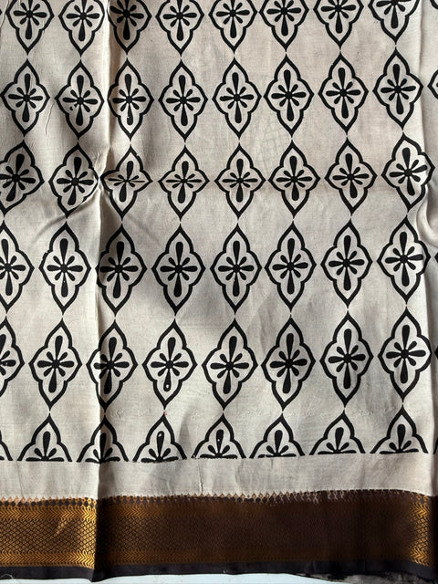 Kalamkari chennuri silk Saree