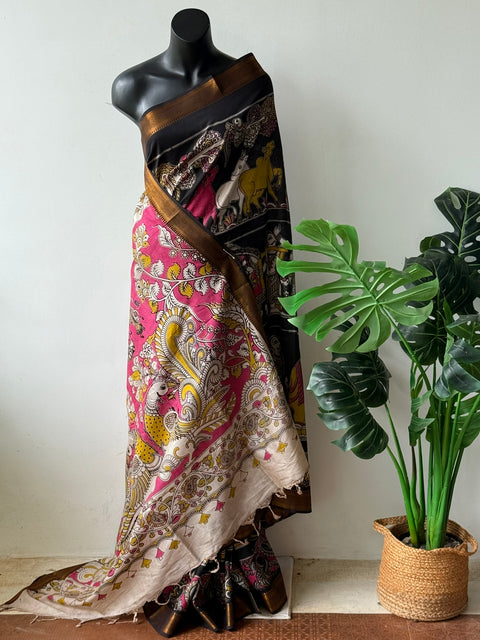 Kalamkari chennuri silk Saree