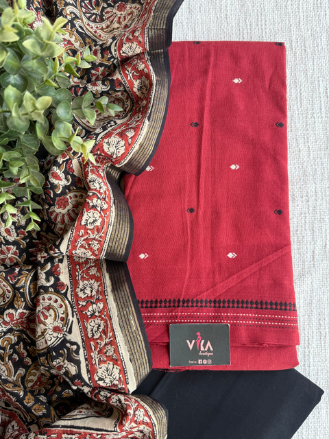 Pure cotton set with pure cotton dupatta