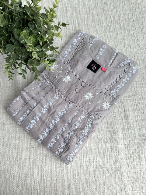 L and XL size Celebrity cotton Emb nighty