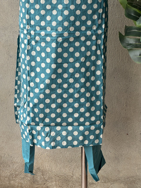 Polka dot Printed cotton kurta pant