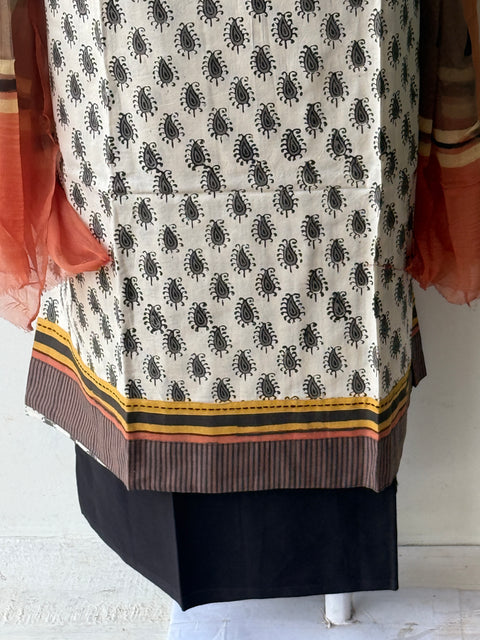 Designer potli neck salwar material