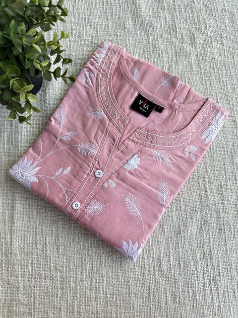 L and XL size Celebrity cotton Emb nighty