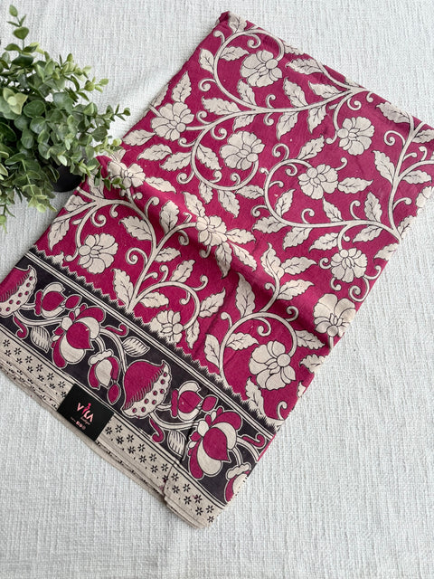 Kalamkari cotton saree