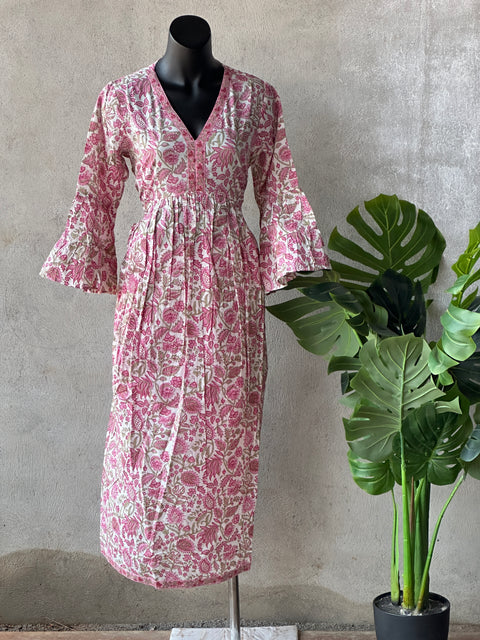 Printed cotton frock