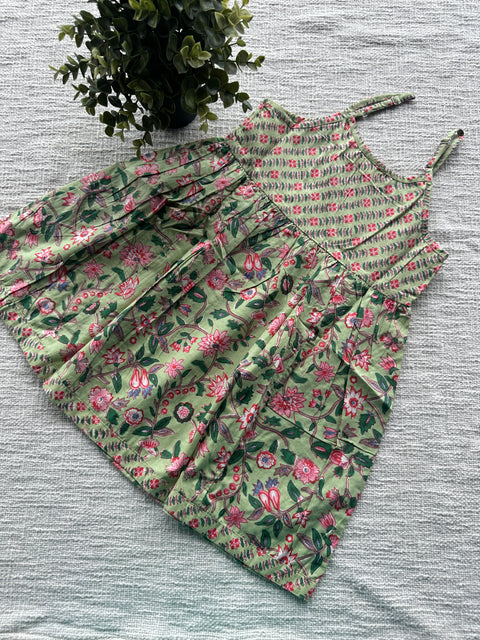 Printed pure cotton frock