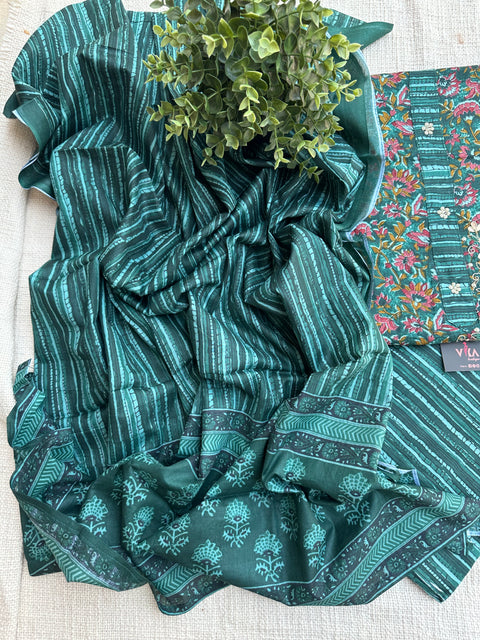 Printed cotton salwar material