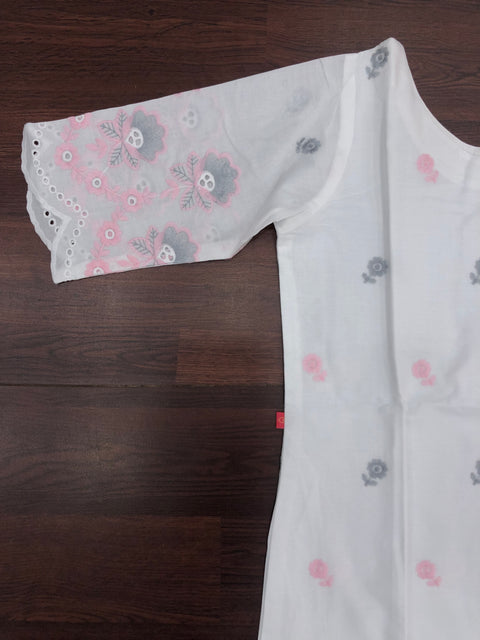 S,M,L short cotton nighty - PINK