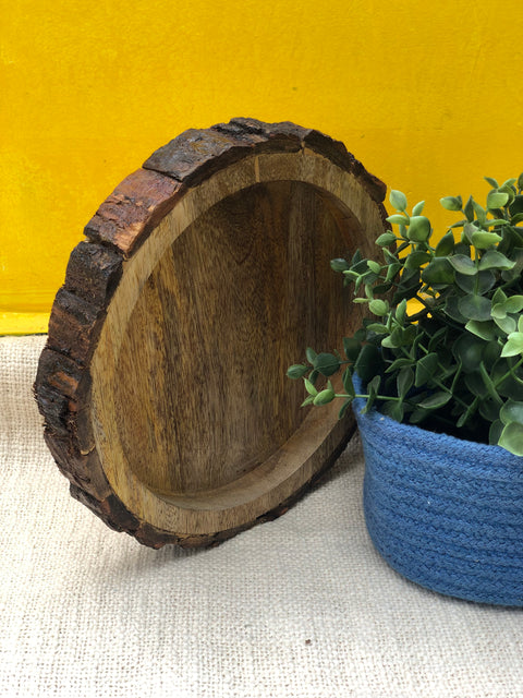 Wooden Bark Tray