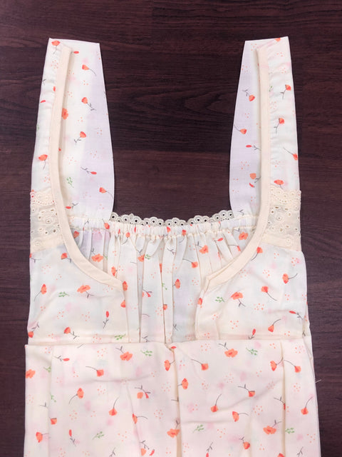 Poly cotton printed inner slip