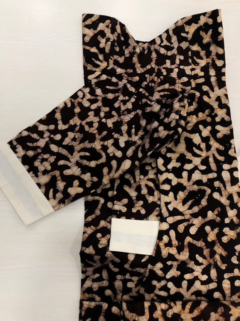Batik Printed cotton ready kurta pant - size 42