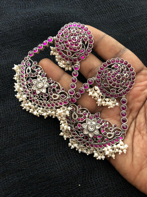 925 silver partywear earring