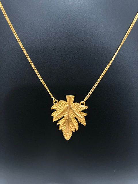 925 pure silver, gold plated chain