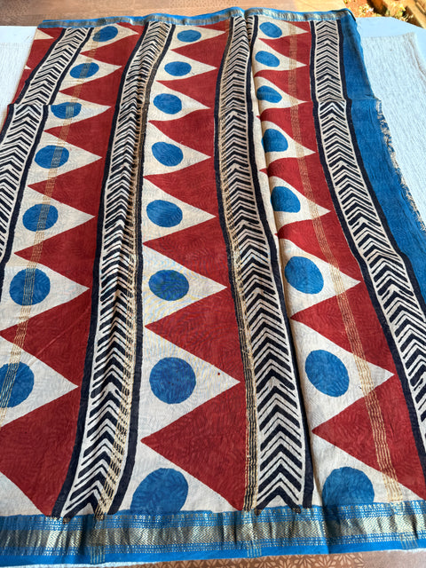 Maheswari border chanderi saree