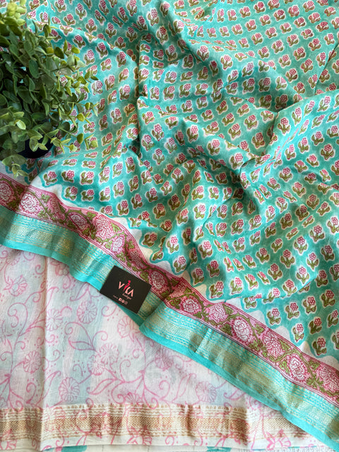 Maheswari border chanderi saree