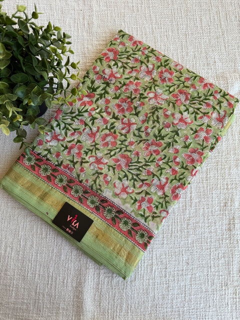 Maheswari border chanderi saree