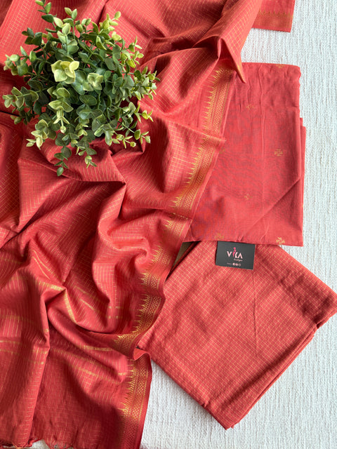 Handloom cotton salwar suit material