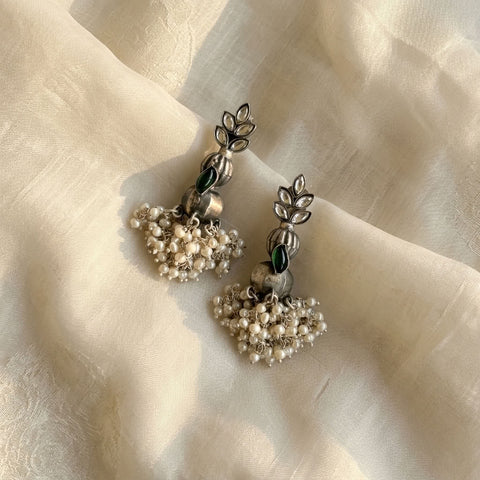 925 pure silver antique earring