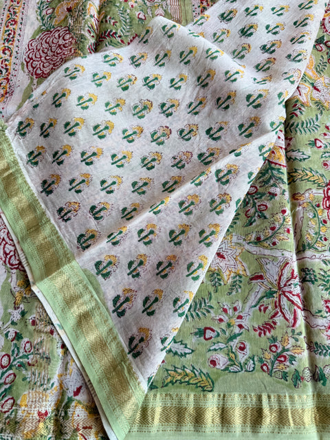 Maheswari border chanderi saree