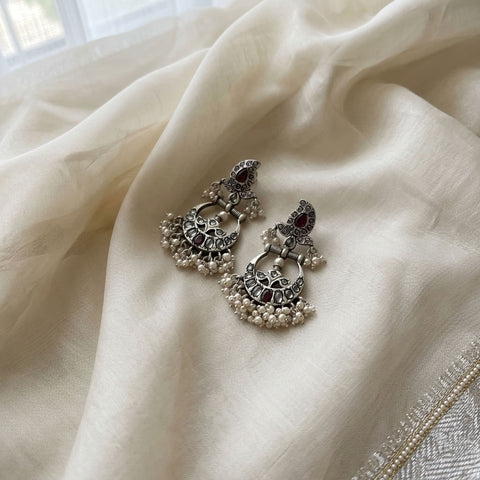 925 pure silver earring