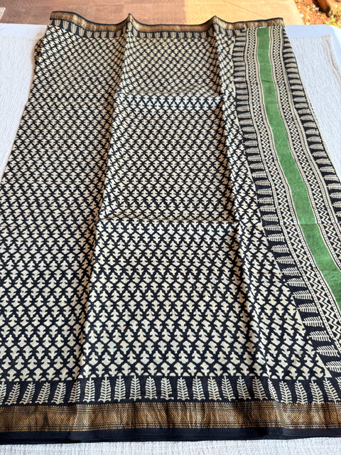 Maheswari border chanderi saree