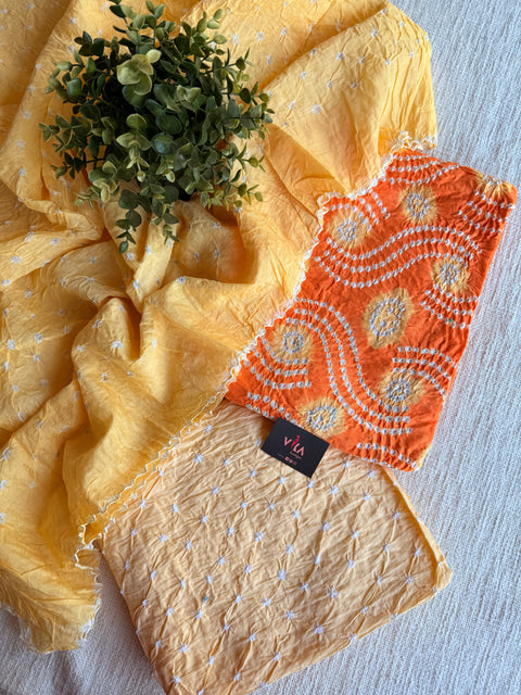 Bandhej cotton salwar material