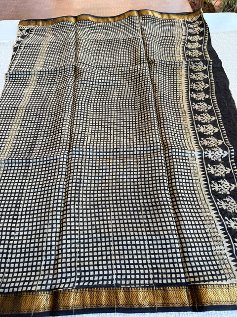 Maheswari border chanderi saree