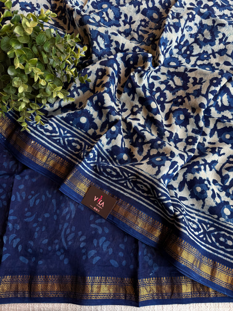 Maheswari border chanderi saree