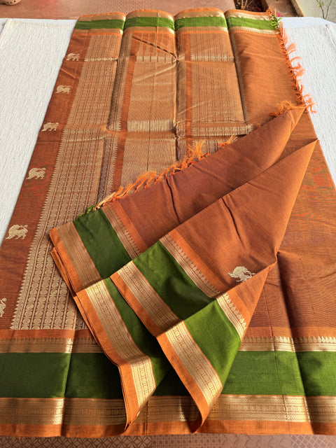 Bhutta weaving chettinad cotton saree