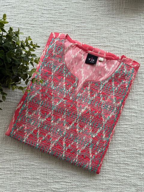 Printed cotton nighty