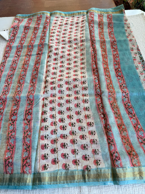 Maheswari border chanderi saree