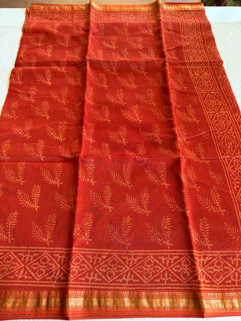 Maheswari border chanderi saree