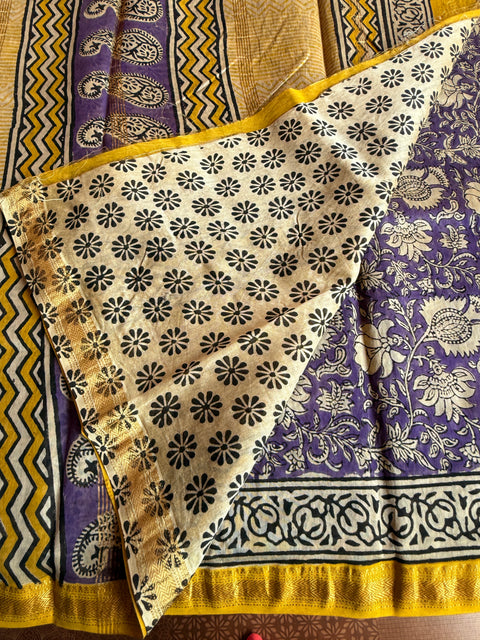 Maheswari border chanderi saree