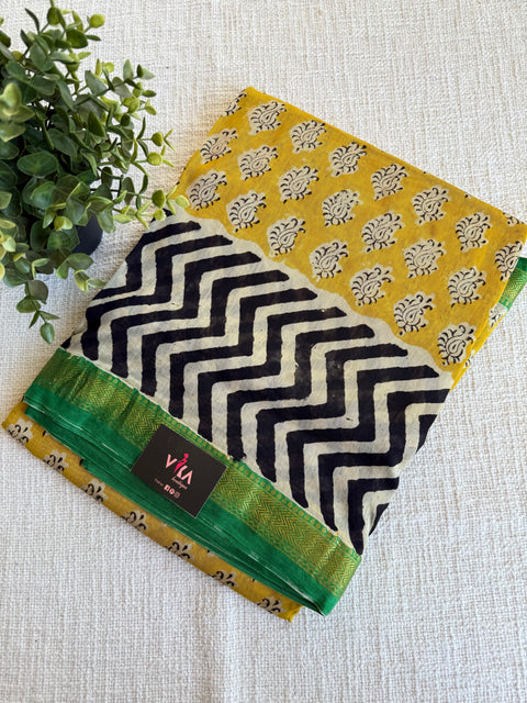 Maheswari border chanderi saree