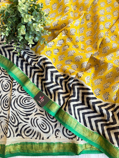 Maheswari border chanderi saree