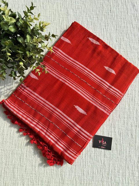Bhutta weaving mul cotton saree