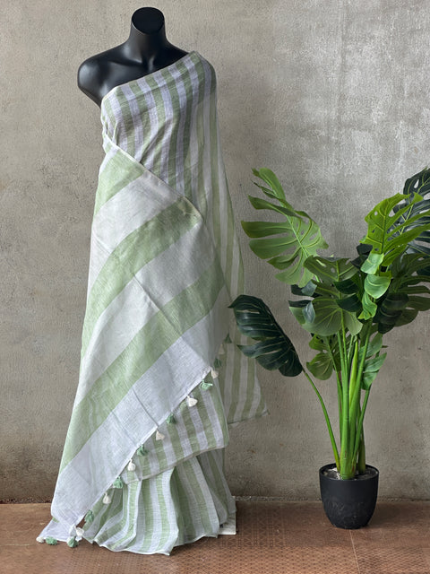 Bhagalpur Linen saree