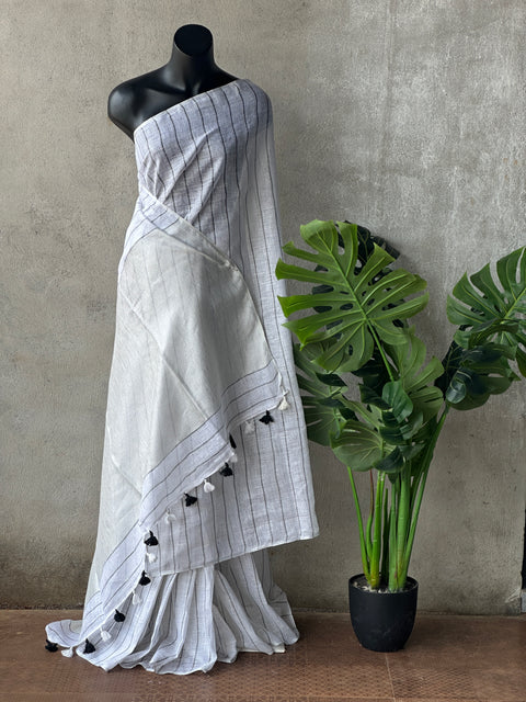 Bhagalpur Linen saree