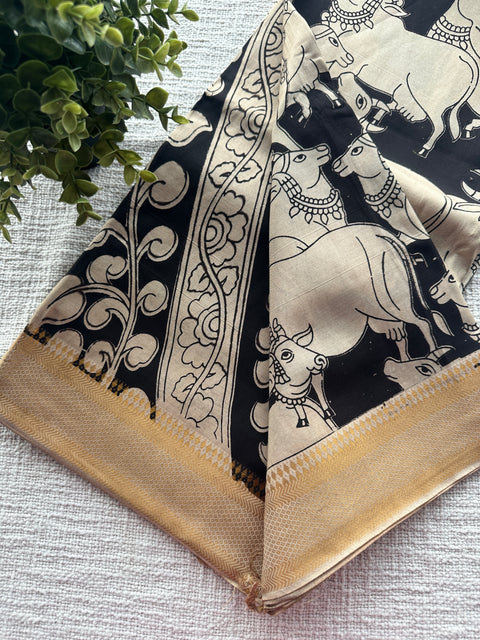 Kalamkari chennuri silk Saree