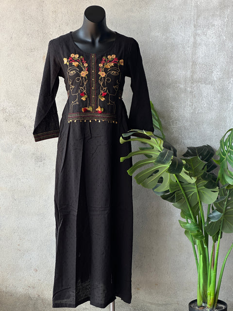 Size 38 - Embroidered pure cotton kurti