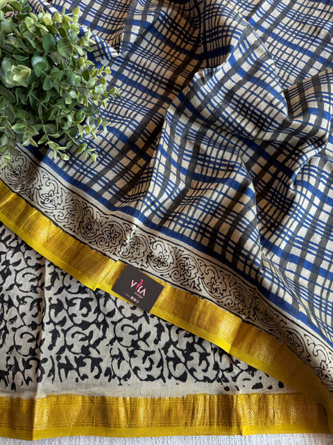 Maheswari border chanderi saree